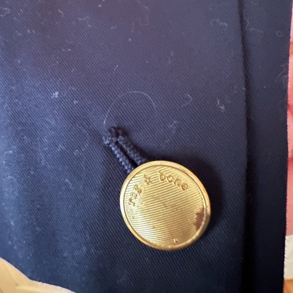 Rag & Bone navy blazer with black trim - Size 0 - Picture 4 of 7